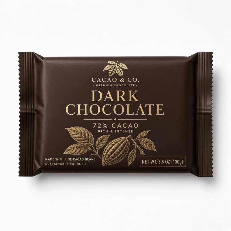 Dark Chocolate Bar 72 Percent
